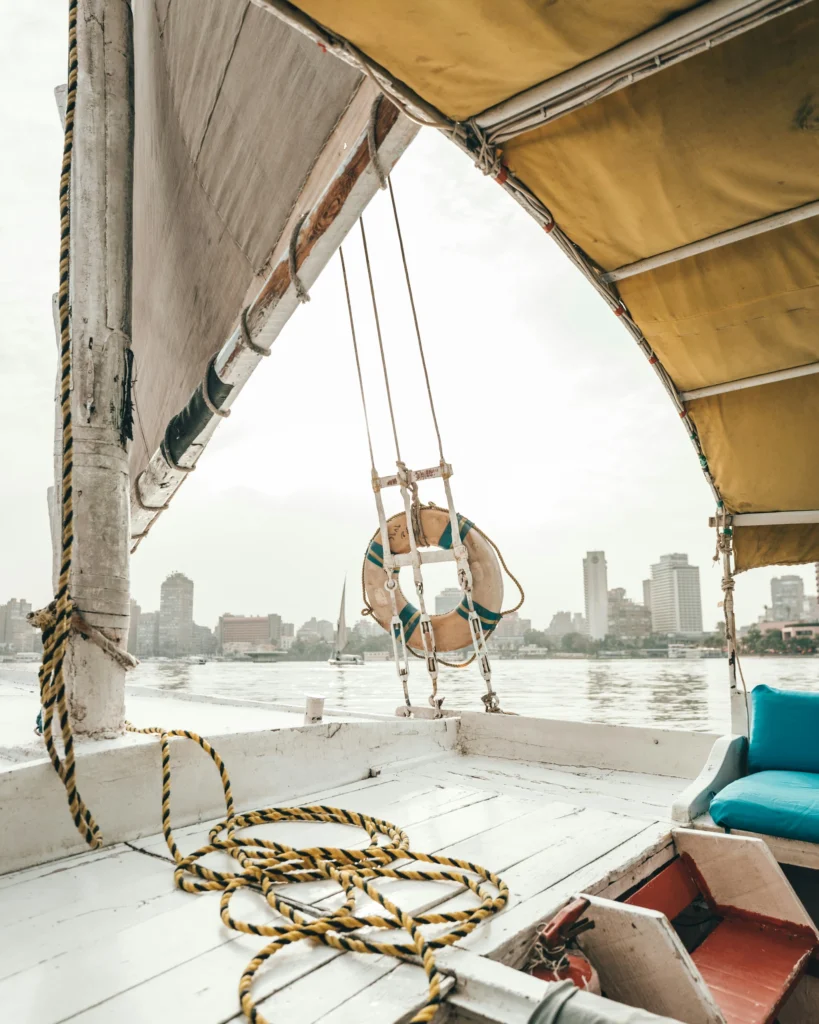 Dahabieh traditionnelle en croisière sur le Nil